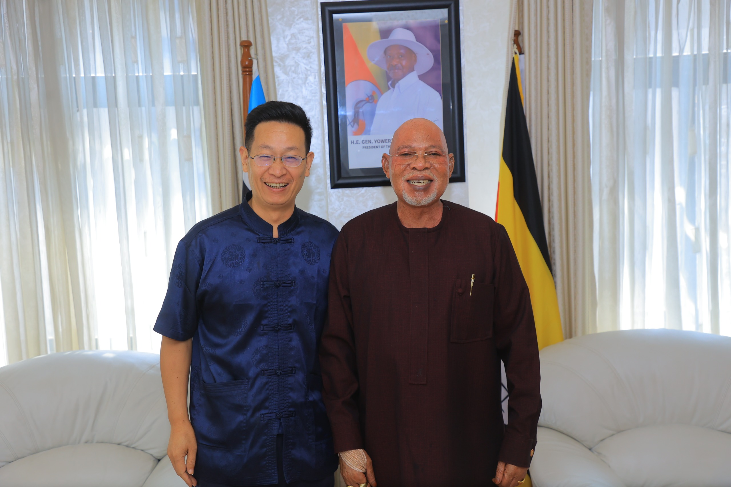 Hon Gen Jeje Odongo Meets With Chinese Ambassador H E Zhang Lizhong